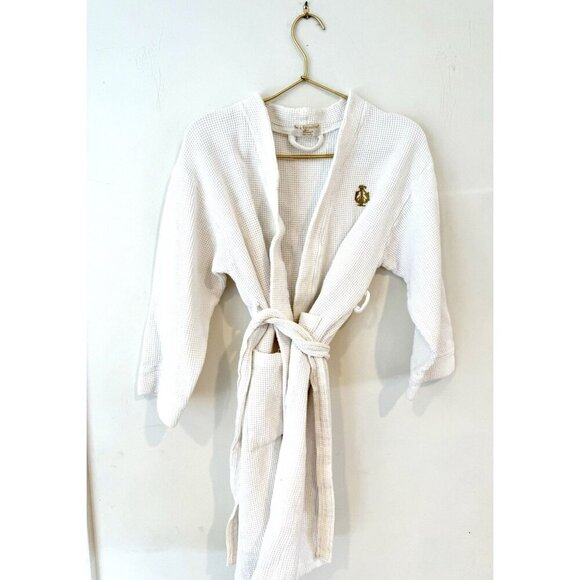 Bal a Versailles Bathrobe Womens - Paris France - White Kimono Style Tie Closure - Picture 1 of 10